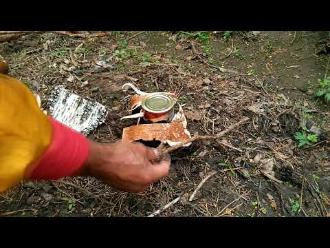 Видео: Как сделать березовый деготь из бересты и консервных банок