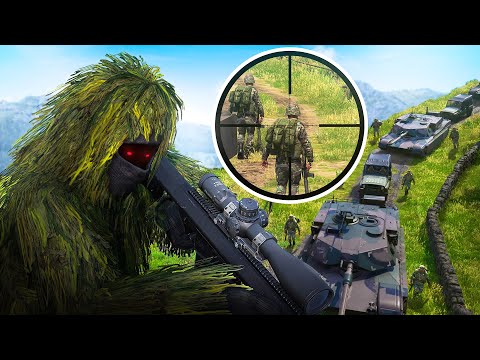 Видео: Мой снайпер против всей их армии! — ARMA Reforger