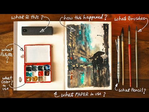 Видео: Мать всех уроков по акварели ~ Без ерунды