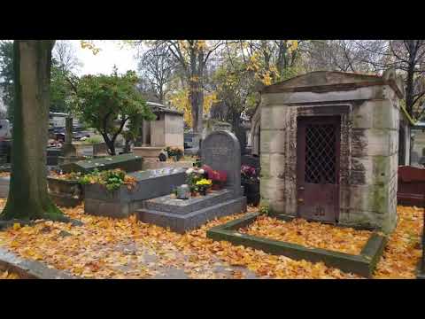 Видео: Кладбище Монмартр Cimetiere de Montmartre в Париже