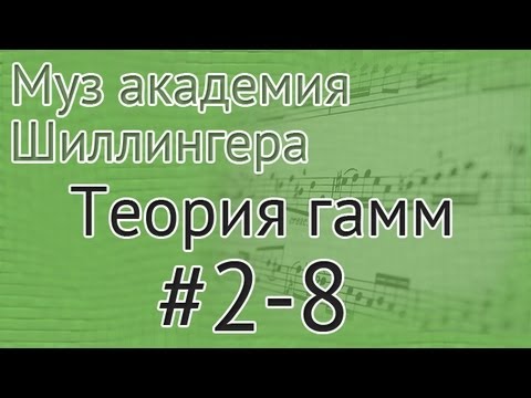 Видео: Музыкальная академия Шиллингера. Теория гамм #2-8