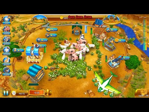 Видео: Farm Frenzy 4 (Alien Level 9) only GOLD Веселая ферма 4 (Инопланетянин Уровень 9) Золото