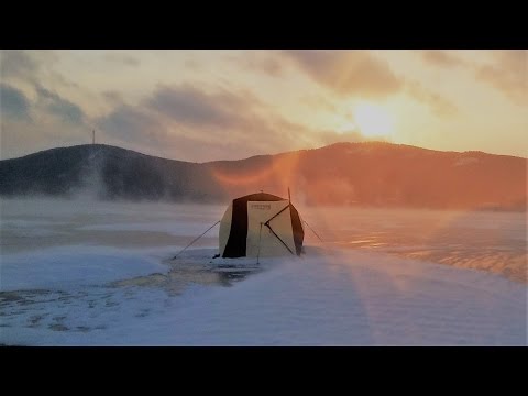 Видео: Палатка Снегирь 3Т лонг в штормовой ветер, Казахстан, оз. Щучье 2016 год.