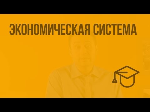 Видео: Экономическая система. Видеоурок по обществознанию 8 класс