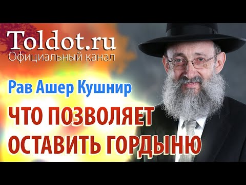 Видео: Рав Ашер Кушнир. Что позволяет оставить гордыню. Обязанности сердец 107