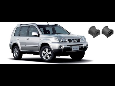 Видео: Замена резинок стабилизатора и стержня на Nissan X-trail t30