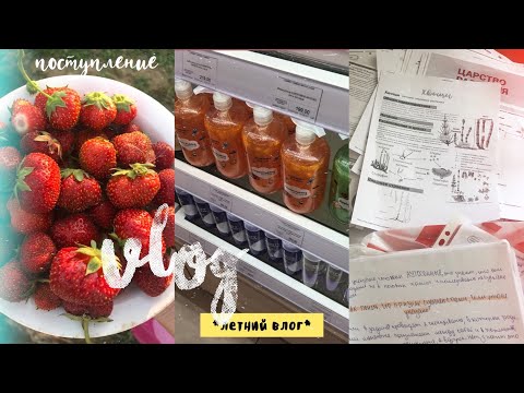Видео: Vlog | куда я поступаю?🦋Летние дни со мной
