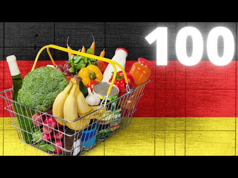 Видео: 100 немецких слов - ЕДА (словарь) - Немецкие слова с едой в картинках