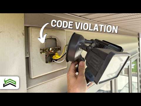 Видео: Как установить наружное освещение и 3 распространённые ошибки, которых следует избегать