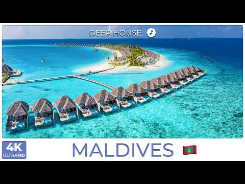 Видео: Мальдивы 4K Ultra HD • Расслабляющая музыка и красота океана сверху