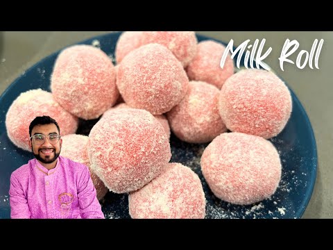 Видео: Рецепт молочного ролла || Кокосовый ладу — Эпизод 554 #lotusbazaar #diwalispecial