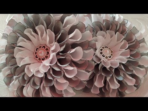 Видео: Школьные банты из атласной ленты 2,5см