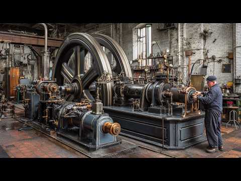 Видео: Внутри 100-летних двигателей, которые работают и по сей день | История паровой и дизельной энерге...