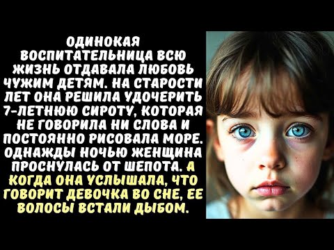 Видео: ВОСПИТАТЕЛЬНИЦА детдома удочерила самую ЗАМКНУТУЮ девочку, а когда та впервые заговорила во сне...