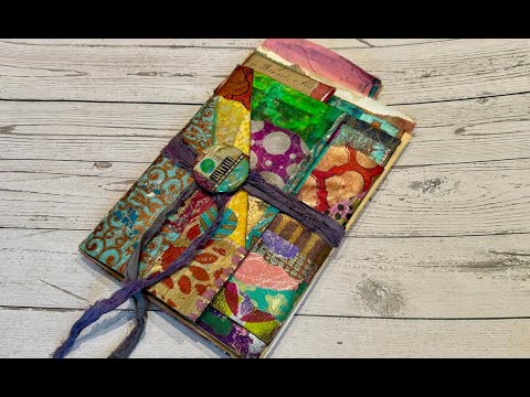 Видео: Гелевая печать. Эпизод 21: Журнал-конверт с гелевыми отпечатками