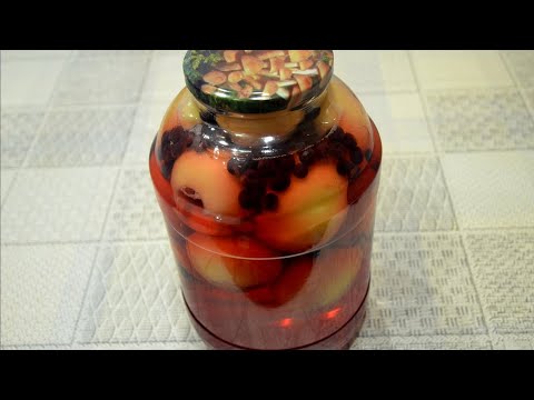 Видео: Компот из яблок и черноплодной рябины на зиму без стерилизации.