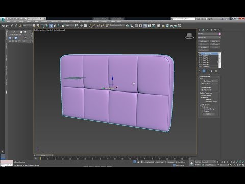 Видео: Уроки 3ds Max. Моделирование дивана с нуля Часть 2 (моделирование подлокотника)