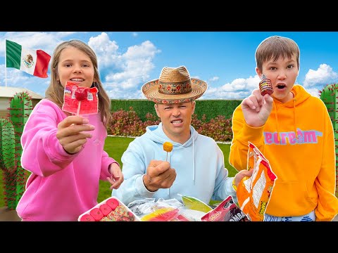 Видео: Пробуем необычные сладости из Мексики