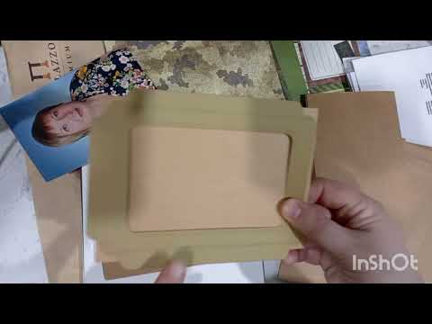 Видео: Мастер класс по Армейскому альбому часть 3/Нарезаем страницы, подложки, рамки/ Скрапбукинг