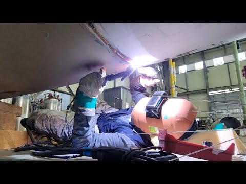 Видео: никогда не ложись (Сварка больших труб...)