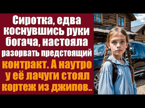 Видео: Сиротка, едва коснувшись руки богача, настояла разорвать предстоящий контракт. А на утро у её лачуги