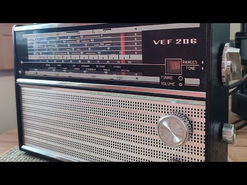 Видео: ВЭФ- 206 Все по классике!!! Состояние нового! + ФМ