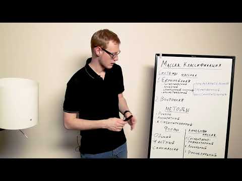 Видео: Урок 1. Массаж и виды массажа