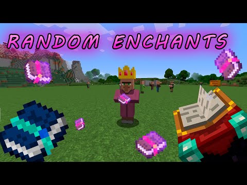 Видео: Больше зачарований | Обзор мода Random Enchants | Minecraft 1.12.2