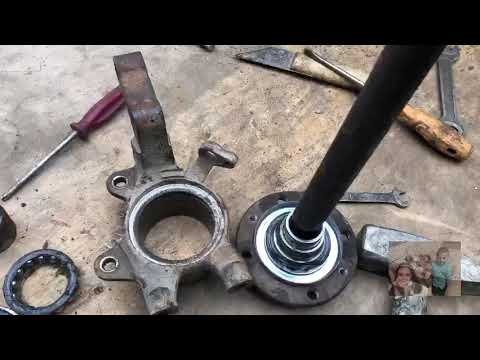 Видео: Лада Гранта Фл. Замена переднего ступичного подшипника .