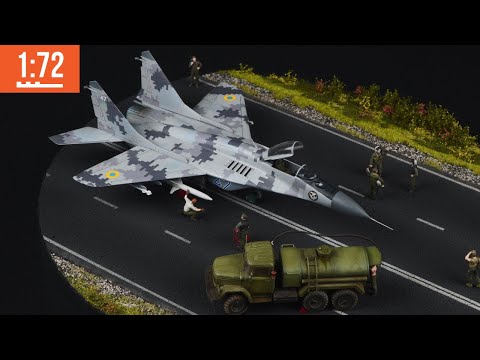 Видео: Диорама "Призрак Киева" 1:72