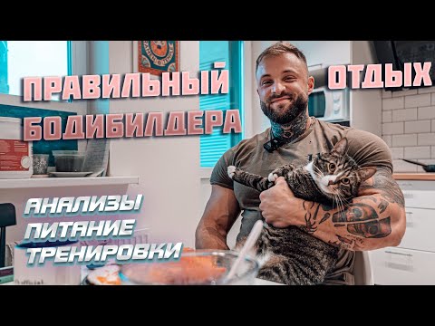 Видео: Правильный отдых бодибилдера (фаза здоровья: анализы, планы, тренировки)
