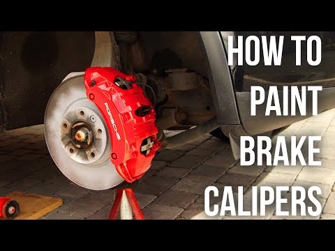 Видео: Как покрасить тормозные суппорты