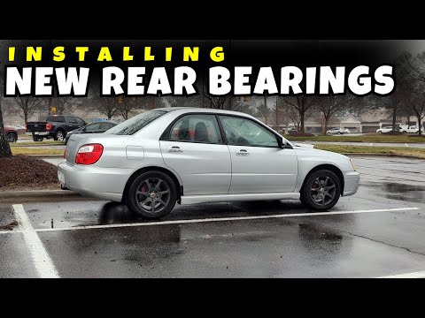 Видео: Замена заднего ступичного подшипника | Subaru Impreza WRX 2004 года