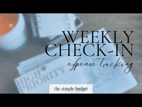Видео: еженедельная проверка | отслеживание расходов | подотчётность бюджета | бюджетирование с нуля