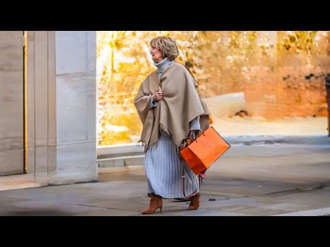 Видео: Элегантная и шикарная уличная мода для женщин старше 50, 60 и 70 лет | Стиль вне времени в Лондоне