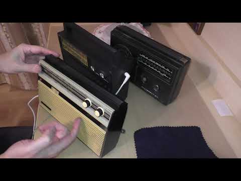 Видео: Радиоприёмники Гиала 402 и Хазар 403  Двое из ларца одинаковых с лица