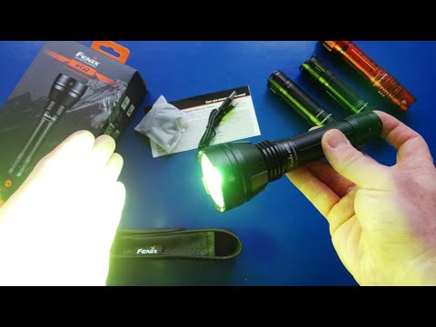 Видео: ПУШКА Фонарь Fenix HT32 Hunting 2500 Lumen +Red +Green