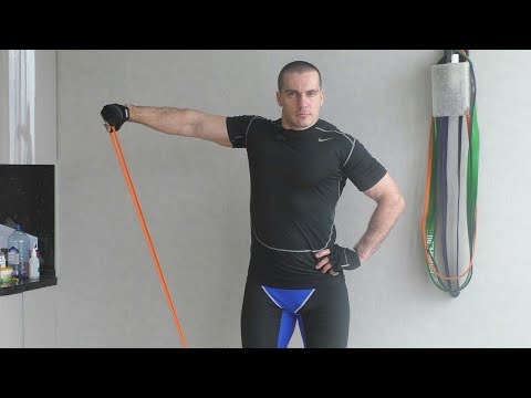 Видео: Махи рукой в сторону с резиной: техника и нюансы
