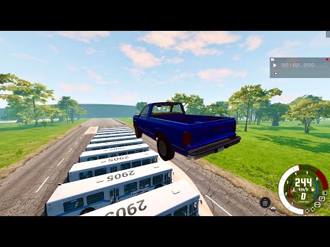 Видео: АСМР ЭКСПЕРИМЕНТЫ С ТРАМПЛИНОМ В BeamNG Drive