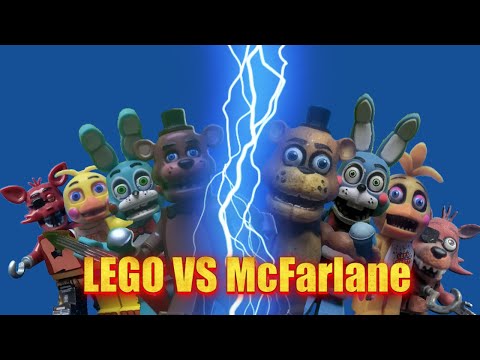 Видео: LEGO FNAF VS Mcfarlane FNAF (обзор на китайские лего фигурки фнаф)