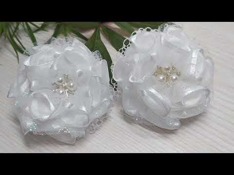 Видео: ГОТОВИМСЯ К ШКОЛЕ!!! ВЕЛИКОЛЕПНЫЕ БАНТЫ ИЗ ОРГАНЗЫ!!!