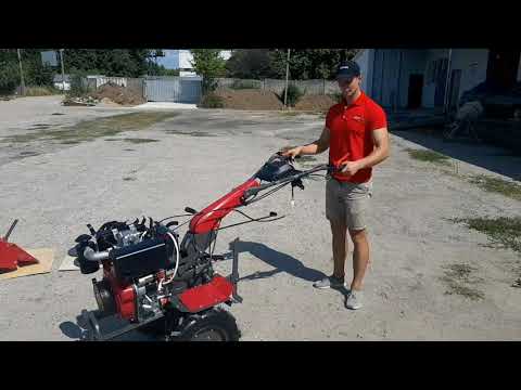 Видео: Мотоблок Weima WM1100BE-6 Км и Активная фреза