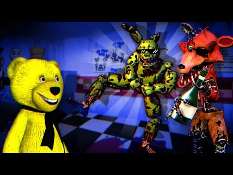 Видео: FNAF 3D СПРИНГТРАП ТАНЦОР и БУХОЙ ФОКСИ против ГОЛДЕН ФРЕДДИ из ФНАФ !!!