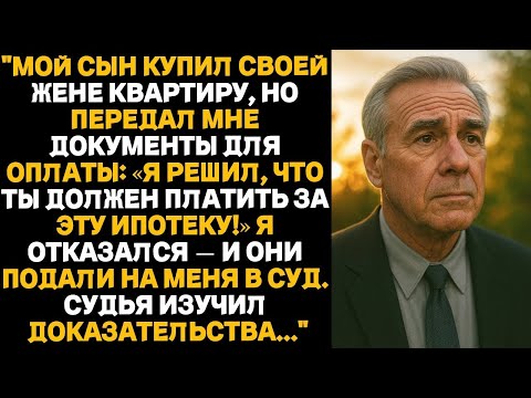 Видео: Мой сын сказал, что я должен оплачивать их ипотеку.Я отказался — и тогда они подали на меня в суд...