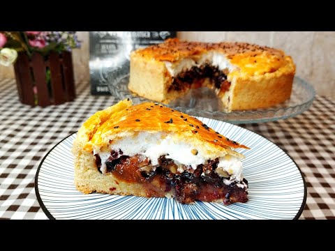 Видео: Восточный пирог.Восточный пирог рецепт.Восточный пирог с меренгой.Пирог с меренгой.Казакша рецепт.