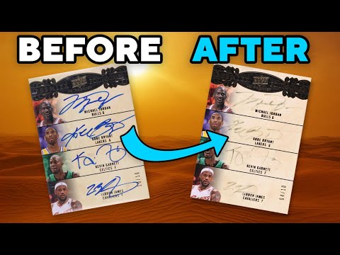 Видео: Ваши карточки с автографами ВЫЦВЕТАЮТ — сохраните их, пока не стало слишком поздно!