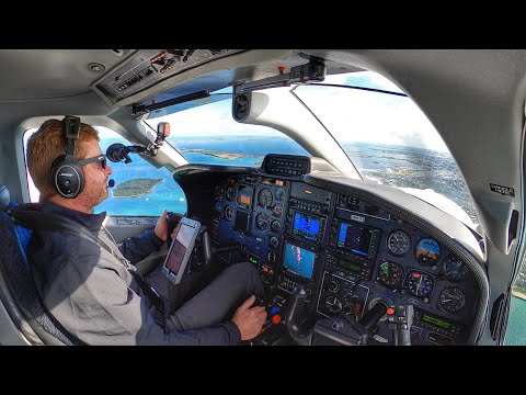 Видео: ВИДЕОБЛОГ О ПОЛЕТЕ TBM850 ПО ППП! - Куба слева! / Ки-Уэст справа!