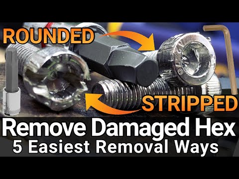 Видео: 5 простых приемов, как снять закругленные сорванные шестигранные болты FCA
