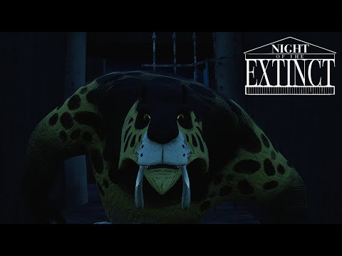 Видео: Пробрался в музей, где оживают экспонаты | Night of the Extinct | Инди-хоррор