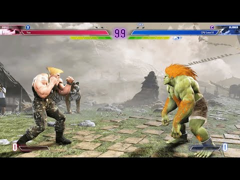 Видео: Гайл против Бланки (Самая сложная битва) - Street Fighter 6. | Эпическая битва